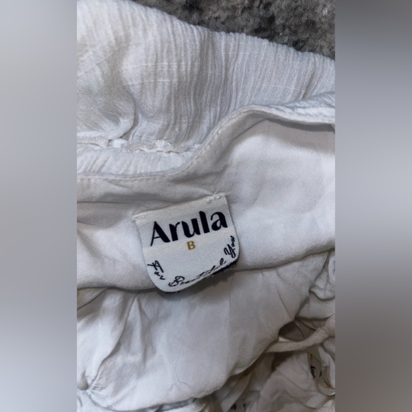 Aritzia (Arula Plus) Maxi Dress White Lace Trim Size: 2x - Picture 3 of 4